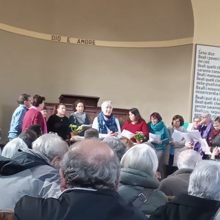 Un momento dell’inaugurazione di febbraio