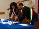 La firma del gemellaggio La firma del gemellaggio