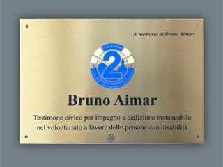 Gli spazi di via Negarville intitolati a Bruno Aimar Gli spazi di via Negarville intitolati a Bruno Aimar