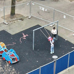 L'area giochi di piazza Mattirolo