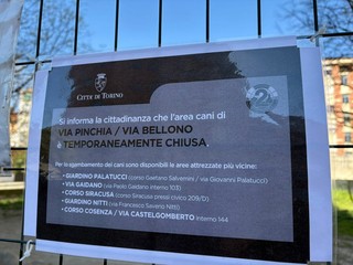 Chiude l'area cani di via Pinchia Chiude l'area cani di via Pinchia