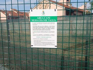 La nuova area cani a Santena La nuova area cani a Santena