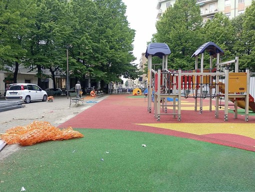 Riapre l’area giochi di piazza Mattirolo