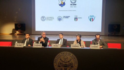 CUS Torino, presentato l'Anno Accademico Sportivo