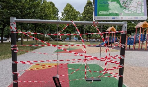Vandali nella nuova area gioco