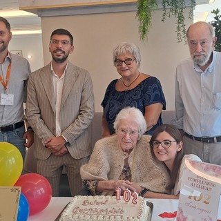 Festa per i 102 anni di Adelina Rita Mossetto