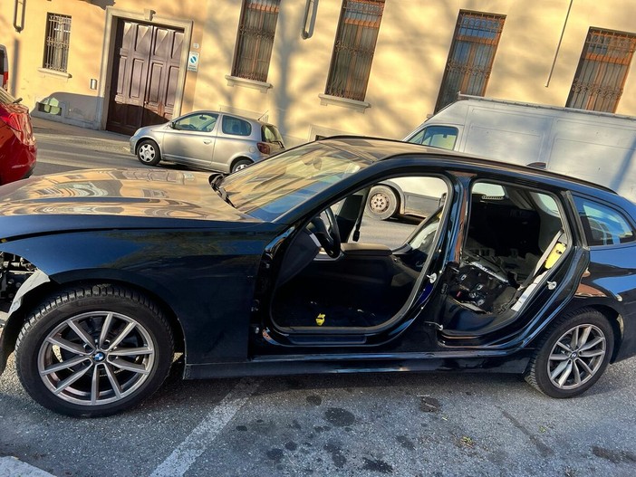 I mezzi smontati nei giorni scorsi