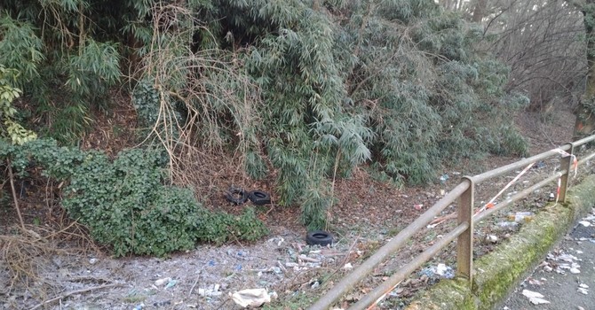 Le condizioni del canale di corso Appio Claudio