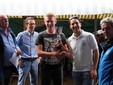 Luca Godino, conducente con il trattore più recente