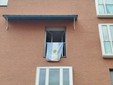 Tifo argentino sotto la Mole Tifo argentino sotto la Mole