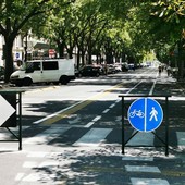 Pedoni e ciclisti più protetti, lavori (anche) in corso Marconi Pedoni e ciclisti più protetti, lavori (anche) in corso Marconi
