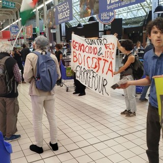 Manifestazione di protesta oggi pomeriggio al Carrefour