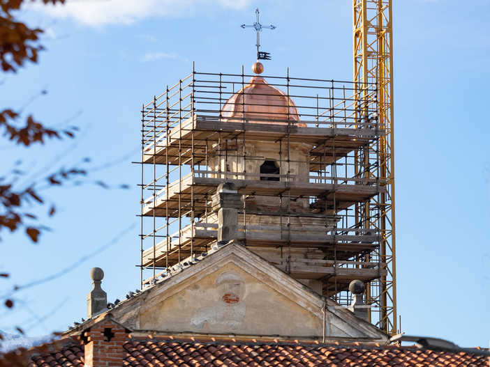 I lavori a San Bernardino (foto di Christian Bosio)