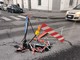 La maxi buca di via Palestrina La maxi buca di via Palestrina