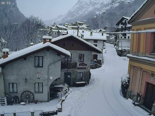 Neve a Balme - Foto da canale Telegram Andrea Vuolo