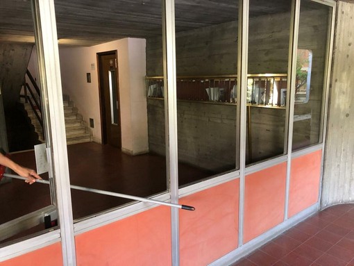 La deflagrazione in via Servais La deflagrazione in via Servais