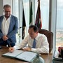 L'assessore Bongioanni e il governatore Cirio