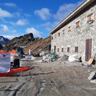 Il cantiere al Barant
