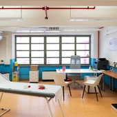 Le strutture mediche all'interno della Carluccio e della Primo Levi (crediti foto Francesca Cirilli)