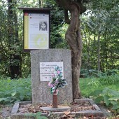 La lapide del partigiano Cesare Caffaratti