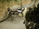 Bivacco continuo nei giardini della Venchi Bivacco continuo nei giardini della Venchi