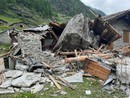 La foto circolata dopo la frana nella Conca del Pra