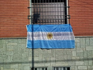 Tifo argentino sotto la Mole Tifo argentino sotto la Mole