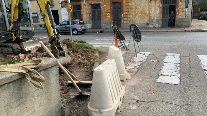 Il cantiere di via Mamiani