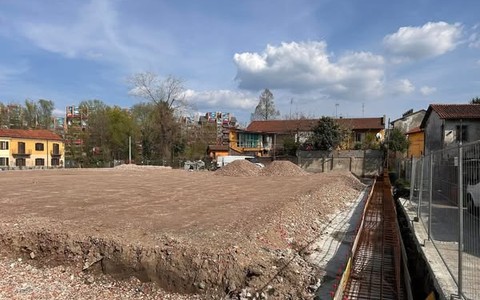 L'area su cui sorgerà il nuovo McDonald's