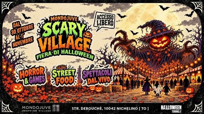 Halloween Torino 2026: da Mondojuve arriva Scary Village e si entra gratis Halloween Torino 2026: da Mondojuve arriva Scary Village e si entra gratis