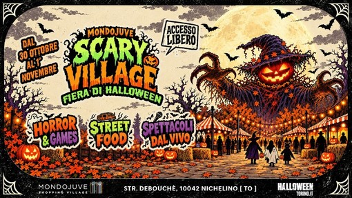 Halloween Torino 2026: da Mondojuve arriva Scary Village e si entra gratis
