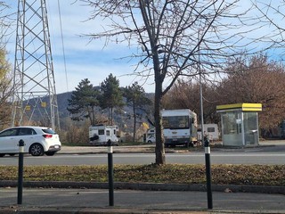 Camper al parco della Confluenza