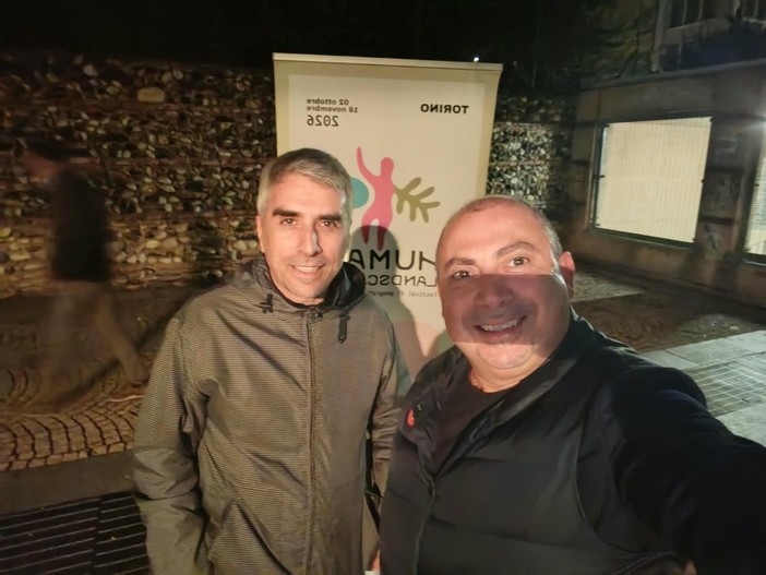 Luca Vonella, presidente dell'associazione Mutamento, con Antonio Cuzzilla Luca Vonella, presidente dell'associazione Mutamento, con Antonio Cuzzilla