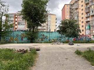 Il giardino di via Ponzio 34, quartiere Pozzo Strada