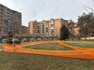 I cantieri in corso al parco Rignon