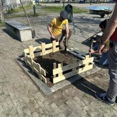 Gli interventi in via Arquata