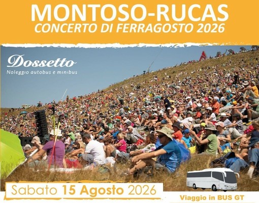 Concerto di Ferragosto a Montoso-Rucas: da Torino un pullman per vivere l’evento senza pensieri