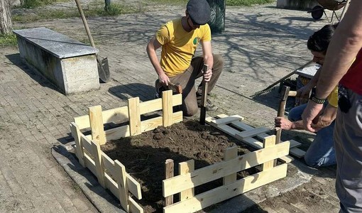 Gli interventi in via Arquata Gli interventi in via Arquata