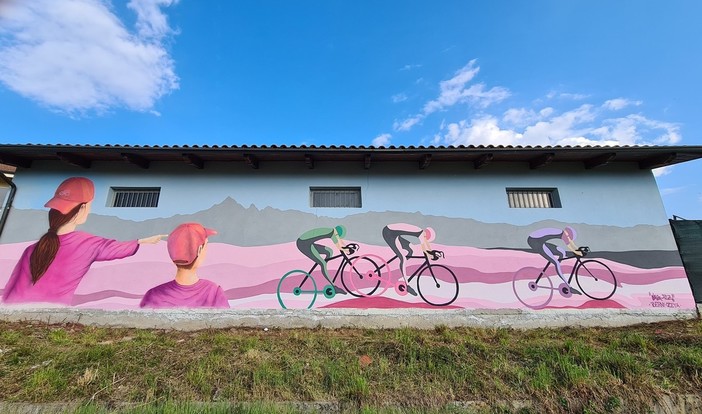 Il murale di Castagnole Piemonte