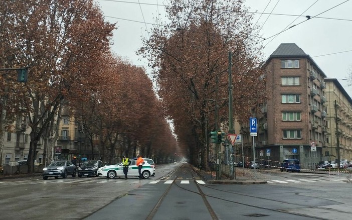 Corso Regina Margherita chiuso