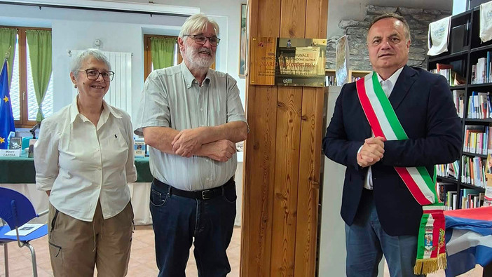Gianni Rigoni Stern ospite a Ferrera Moncenisio Gianni Rigoni Stern ospite a Ferrera Moncenisio