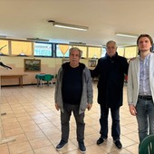 Piero Ventre (da sinistra) con il presidente Pasquale Corallo e Gian Marco Moschella Piero Ventre (da sinistra) con il presidente Pasquale Corallo e Gian Marco Moschella
