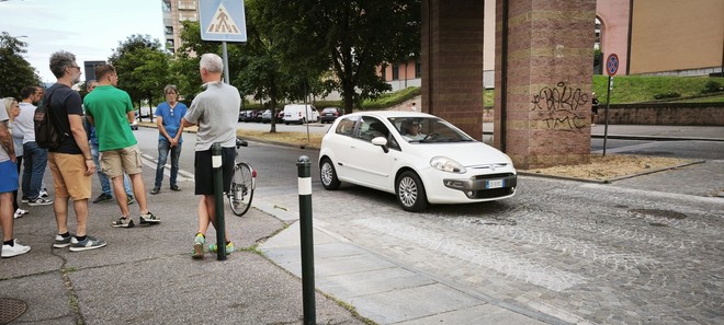 Colonne 'killer' in corso Rosai e corso Gamba