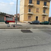 L'intervento di Smat in strada Settimo L'intervento di Smat in strada Settimo