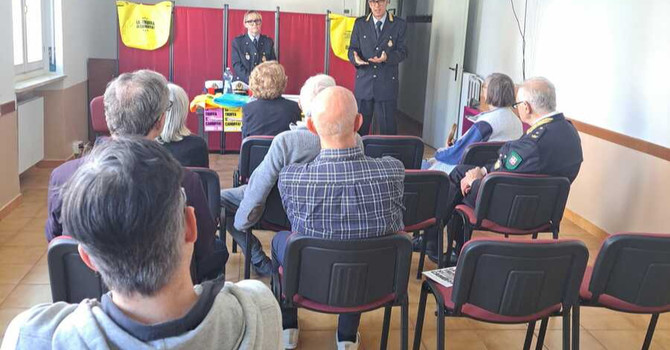 L'ultimo incontro sulle truffe a Cavoretto