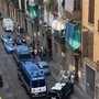 Controlli in via Bra (foto d'archivio)