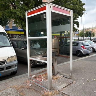Una delle tante cabine abbandonate