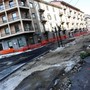 I cantieri in via Chiesa della Salute