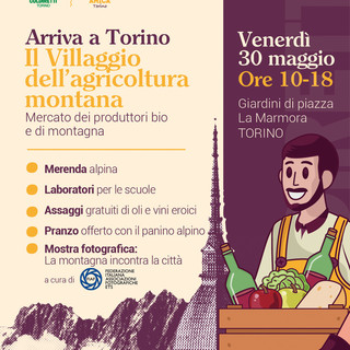 Il 30 maggio ai Giardini La Marmora arriva il Villaggio dell’agricoltura montana
