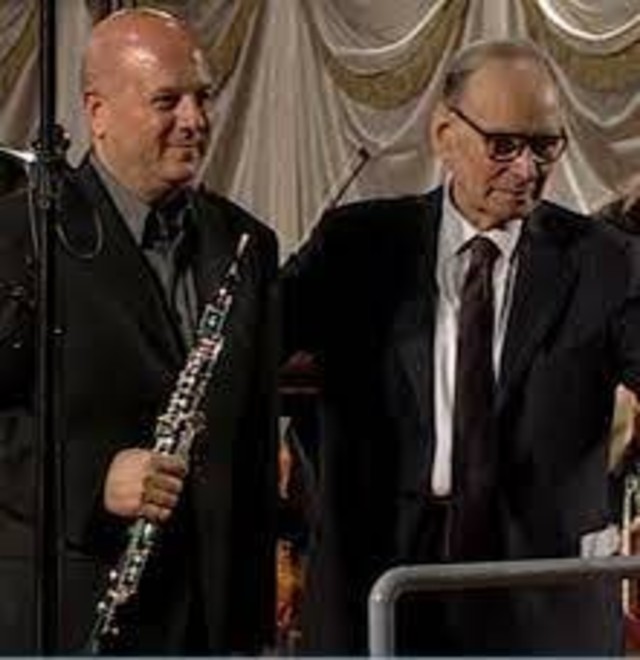 Carlo Romano, oboista di Ennio Morricone, ospite del "Film Music Concert"